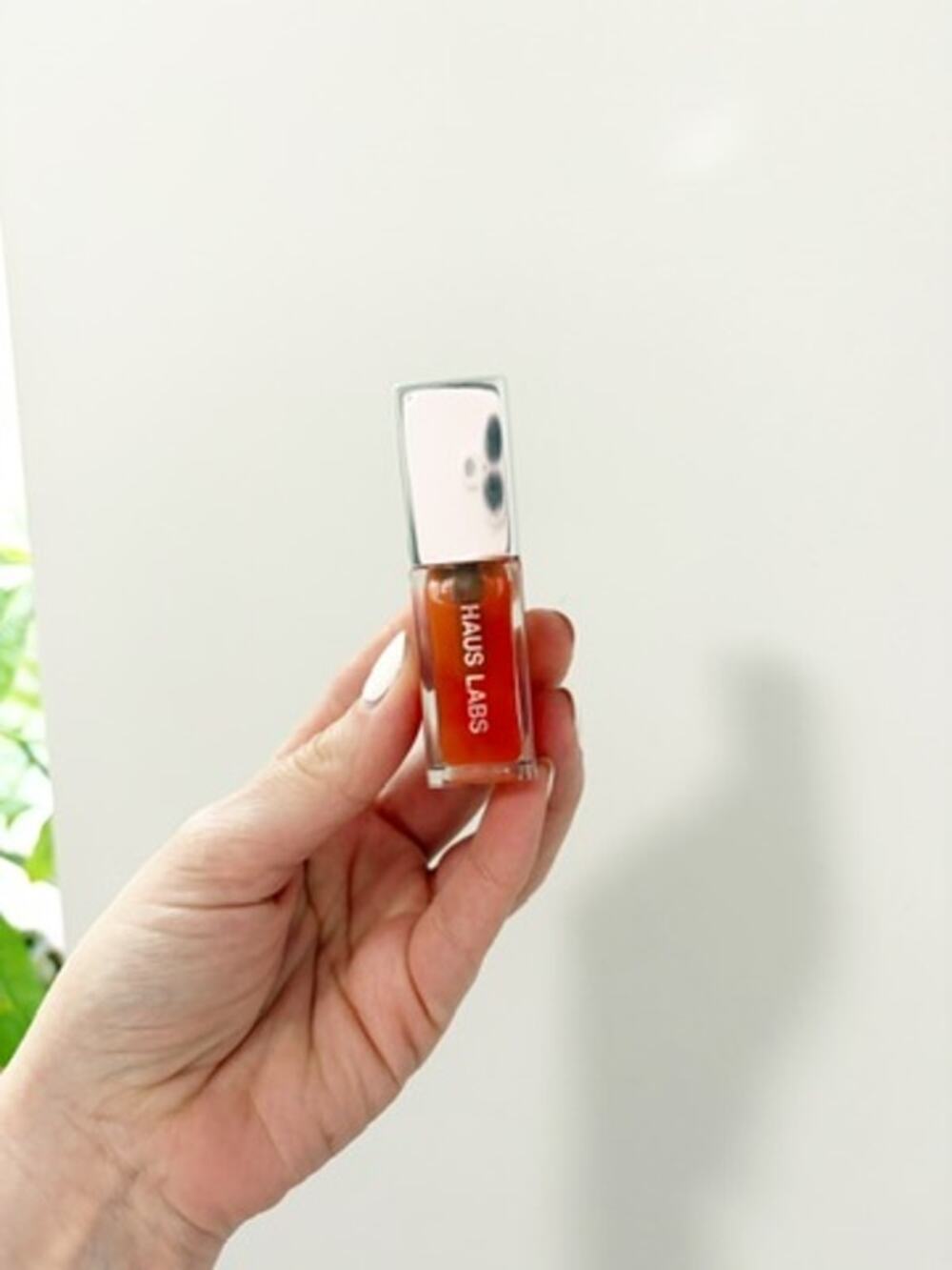 NEW Haus Labs PhD Hybrid Lip Oil in Secondary Orange
